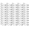 100Pcs Easy Insertion Safety Pins Silver Locking Pin Clasps Sturdy S-Shaped Pins  For Quilting