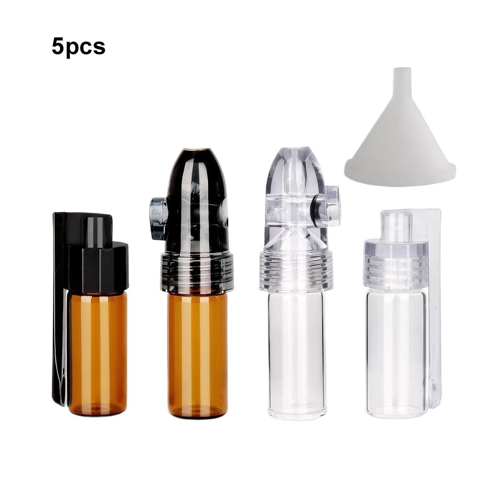 5pcs/set Portable Spice Dispenser – Convenient Seasoning On Go Mini Salt And Pepper Shakers