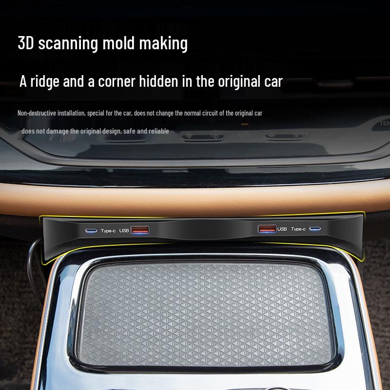 Aion S & YPLUS Ride-Hailing Car Central Control USB Expansion Dock & Smart Fast Charger