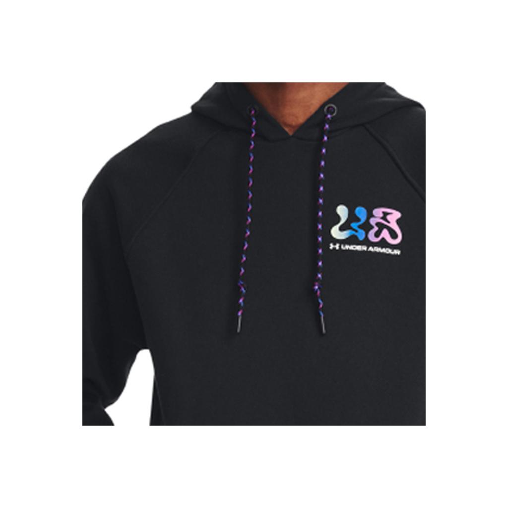 Under Armour Elevated Terry Hoodie With Sport Logo Men Tops Black 1373844-001