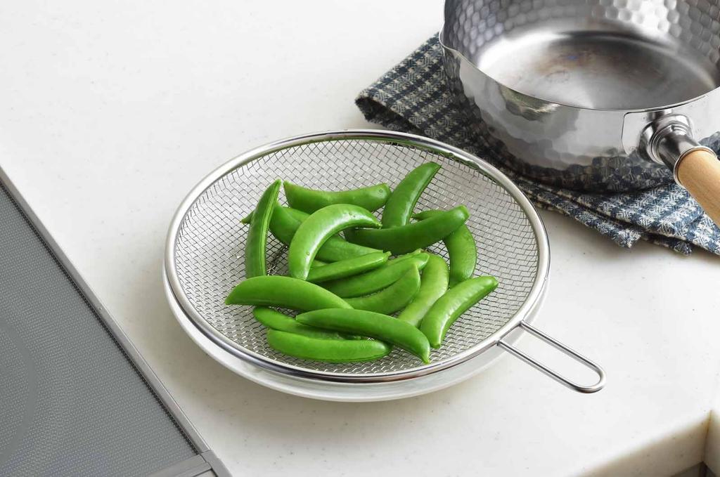 Yoshikawa Life Style Stainless Steel Flat Colander 22cm SJ3600