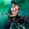 28cm One Piece Anime Figure Roronoa Zoro Figure Zoro Figurine Pvc Gk Statue Model Dolls Collection Desk Decoration Toys Kids