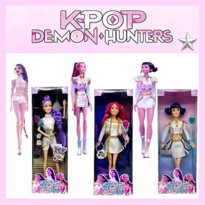 Kpop Łowcy Demonów Figurka Zabawka Derpys Tygrys Rumi Mira Zoey Sussy Piosenka Tematyczna Kolorowych Świateł Dla Fanów Prezenty Świąteczne