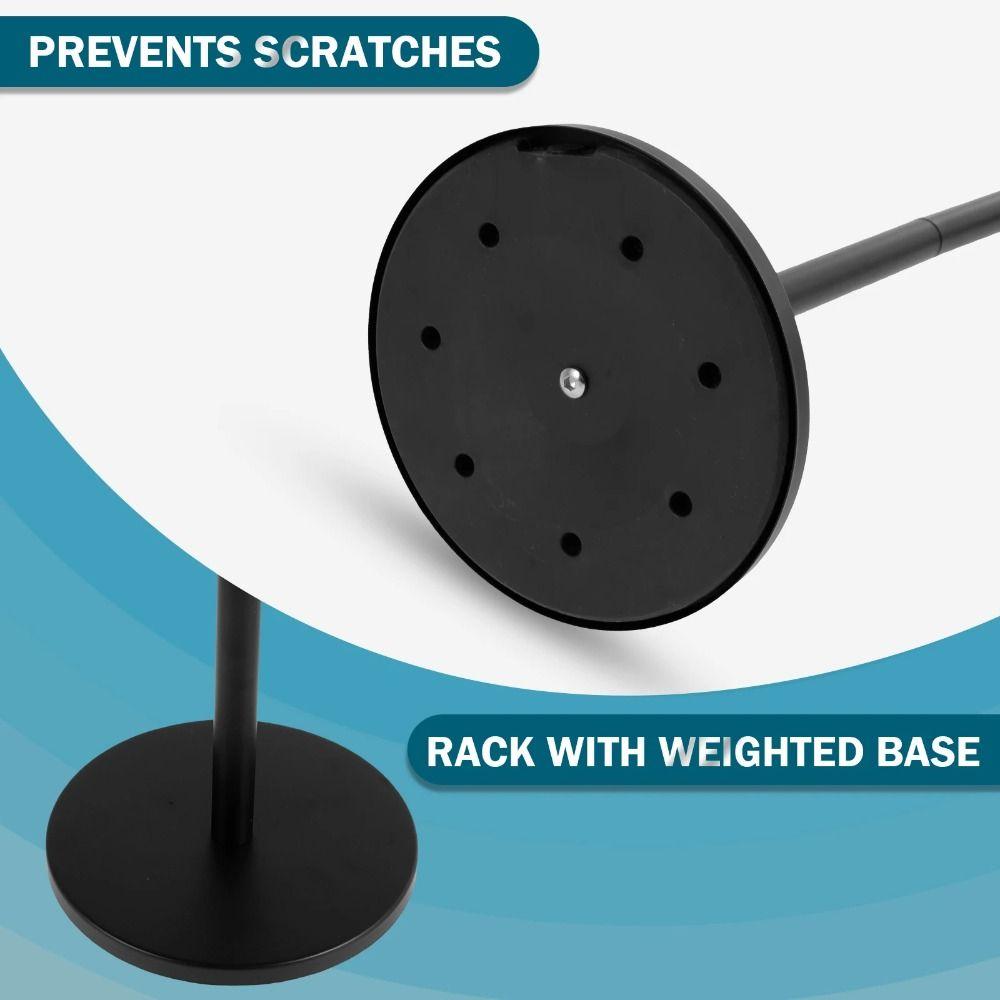 Non-slip Freestanding Toilet Paper Holder Single Pole Floor Standing Paper Dispenser  Bedroom