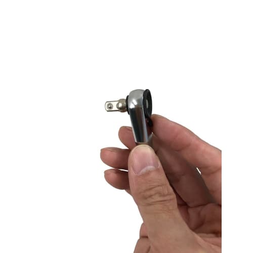 SIGNET Ultra Short Square Mini Ratchet Set, 1/4" Drive, 59.5mm Overall Length, Red, 22095