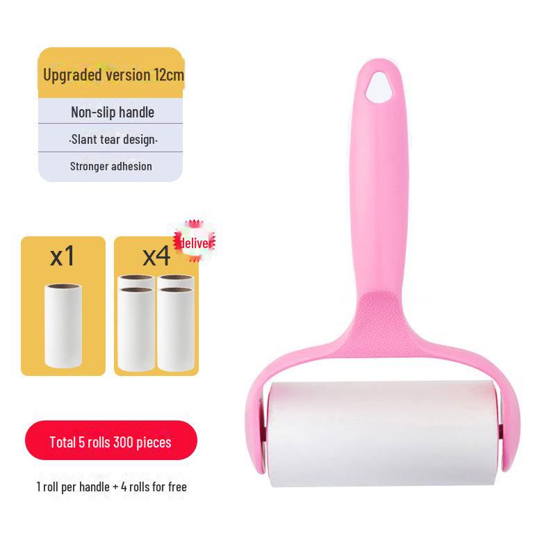Large Pet Hair Roller Set with Free Shipping: Includes Dust Collector & Replacement Rolls for Clothes