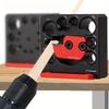 8 Holes Dowel Maker Jig Adjustable Wear Resistant Dowel Cutter Plate Aluminum Alloy Precision Electric Drill Milling Dowel DIY