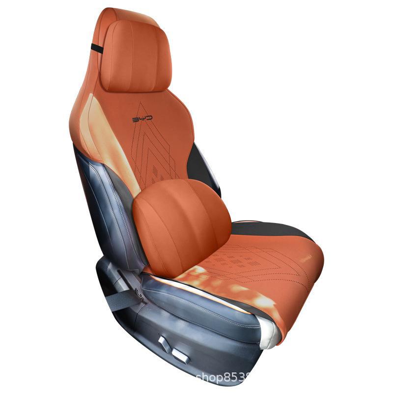 BYD Song Plus Suede Seat Cover: Breathable, Ventilated, Temperature-Controlled Cushion for All Seasons