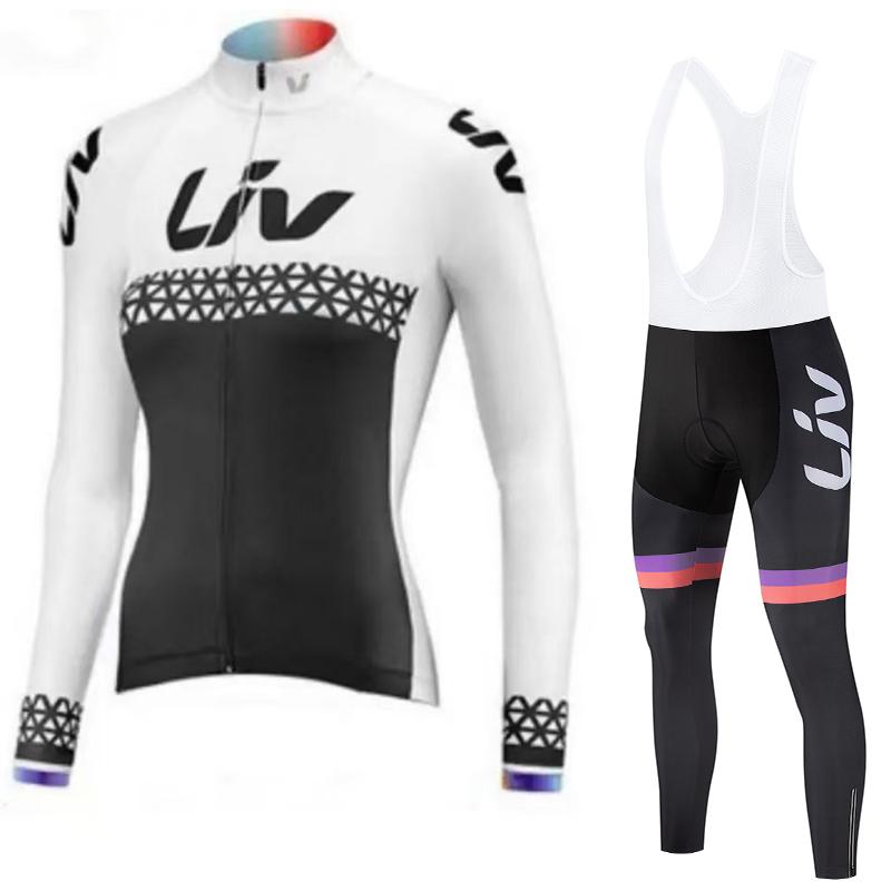 Bicycle Jersey Women's Bicycle Bib  Road Bike Cycling Suit Set Bicycle Shirt Shoulder Pants Autumn Long Sleeved Breathable Cycling Suit Set 2026
