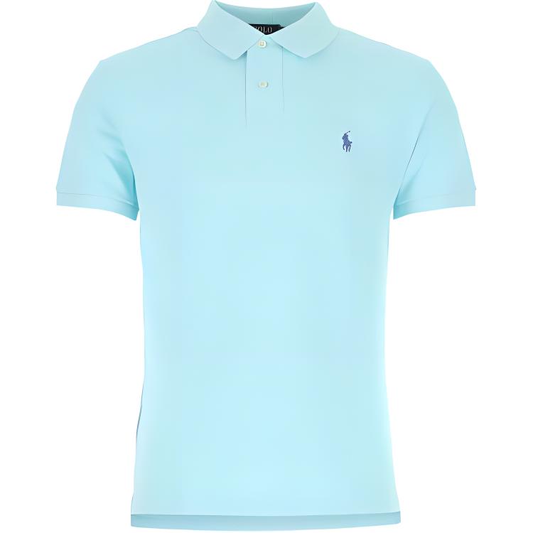 

Polo Ralph Lauren Однотонная рубашка поло с вышивкой логотипа, с коротким рукавом, мужские топы 710680784-301 M