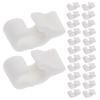 48 Pièces Clips de Connexion Parcs pour Animaux de Compagnie Panneaux Grille en Plastique Fixations pour Assemblage de Cage Modulaire DIY Clôture pour Petits Animaux