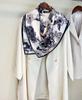 French Elegant Niche Design~ Silk Silk Scarves That Improve Taste, Satin Mulberry Silk Scarves, Summer, Commuting Square Scarves