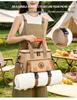 Large Capacity Insulated Outdoor Picnic Crossbody Travel Bag for Camping & Food Storage