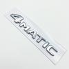 For Benz A B C E G S ML SL CL GLA CLA Class AMG 4MATIC 4 MATIC Trunk Chrome Matte Black Letters Emblem Badge sticker