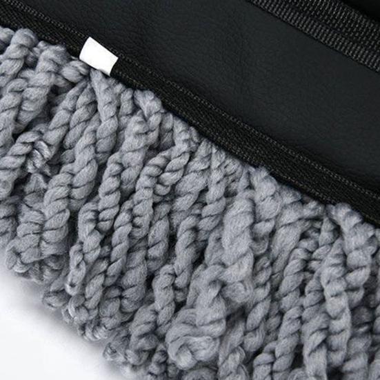 Extendable Car Dust Cleaning Kit with Soft Microfiber Head And Stiff Rim Brush Telescoping
