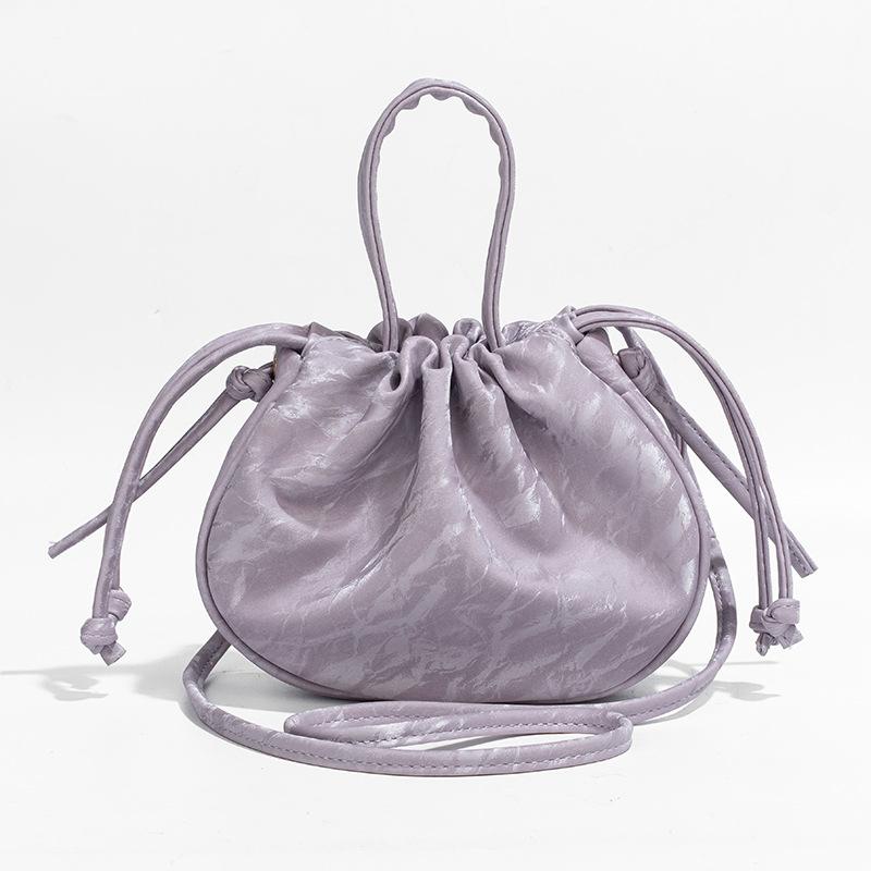 

Премиальная мягкая кожаная сумка-мешок на шнурке 2025 популярная женская сумка элегантная на плечо кроссбоди сумка-ведро