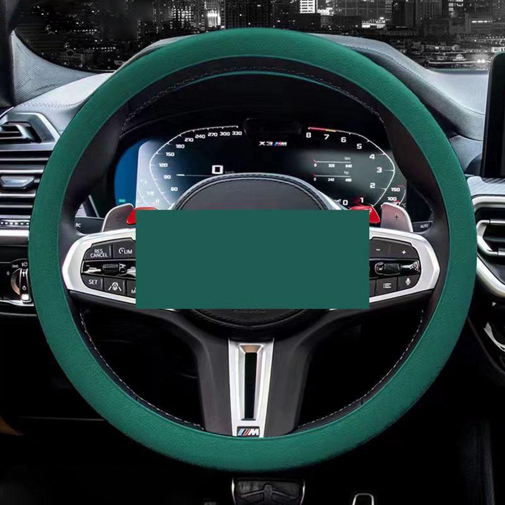 Universal Car Silicone Steering Wheel Cover Elastic Non-Slip Cover For 36-40cm Steering Wheel Multi Color Car Decor Accesso I8D7