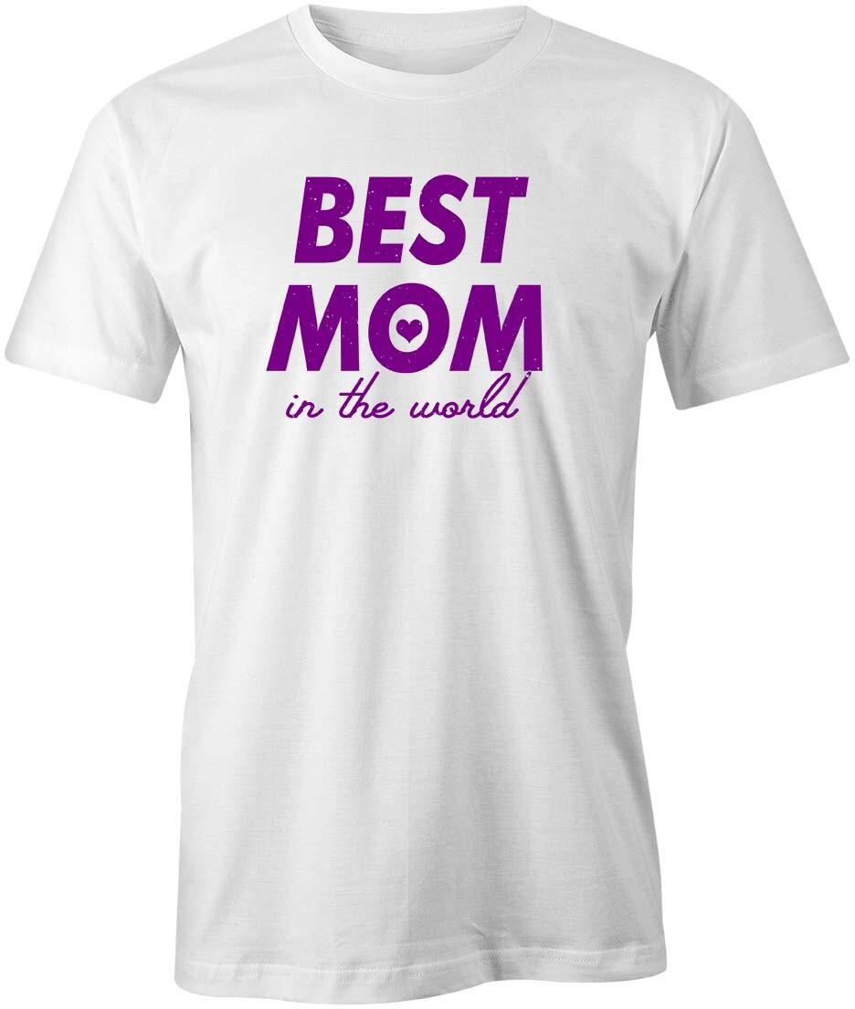 BEST MOM TShirt Tee Short-Sleeved Cotton CLOTHING MOTHER S1WSA43 S