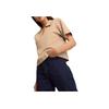 Puma Einfarbige lässige Mode atmungsaktiv vielseitiges kurzärmeliges Poloshirt Damen Oberteile Khaki 676651-89
