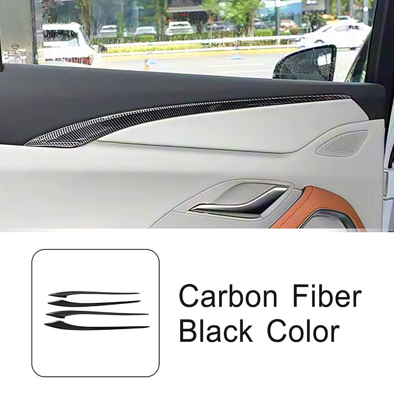 Car Styling Door Trim Strips For BYD Song Pro  Carbon Fiber Color Interior Accessories 4 pieces