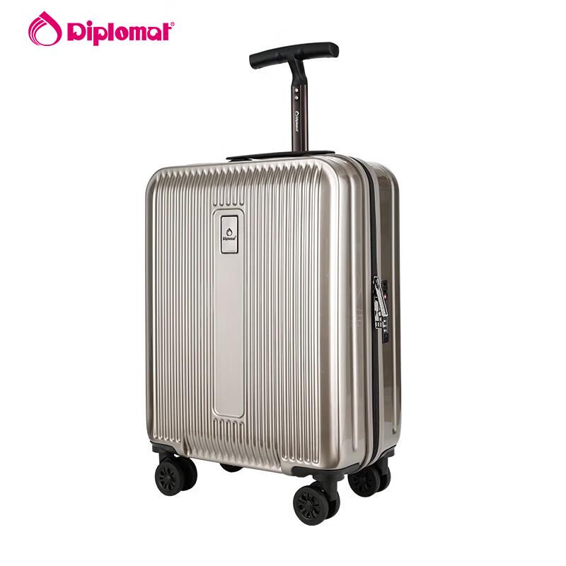 Diplomat HM-23102 Single Pull Rod Suitcase 20 inch