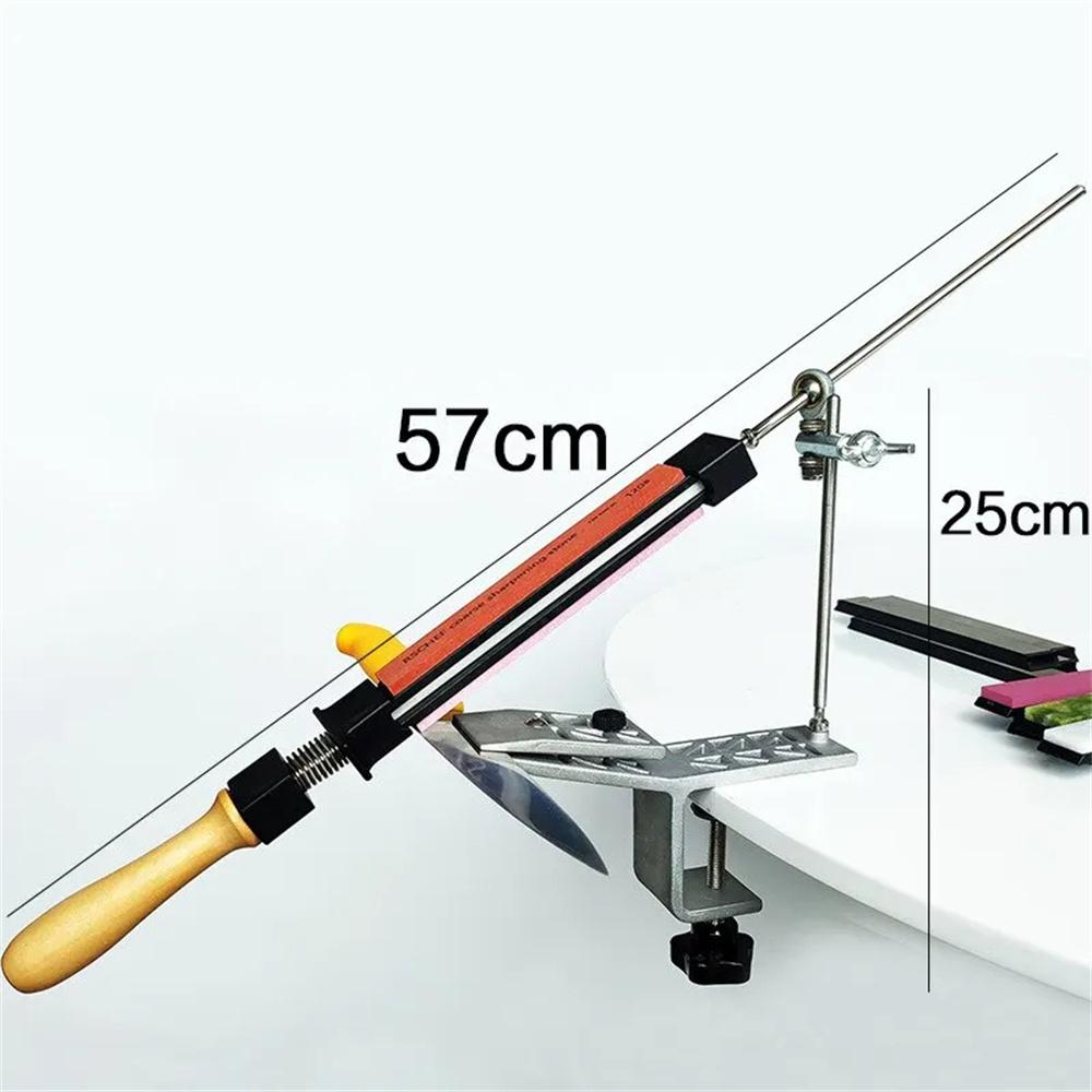 1 τεμ. Χειροκίνητος Ακονιστής Σταθερής Γωνίας Περιστρεφόμενης Γωνίας Ρυθμιζόμενος Για Ακόνισμα Διαμαντένιος Γρήγορος Κοπτικός Πάγκος Σφιγκτήρας Επιτραπέζιος Βάση