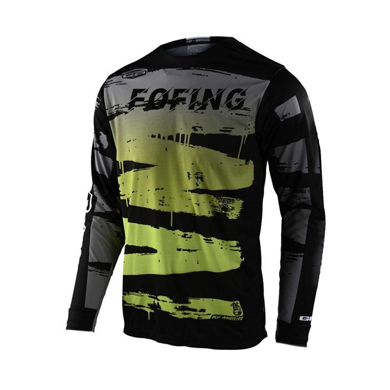 Maglia MTB Downhill Manica Lunga Motocross Racing Shirt Off Road Dirt Bike ATV Enduro MX