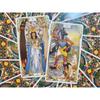 10,3 x 6 cm großes ägyptisches Jugendstil-Tarot, 78 Karten