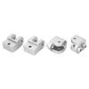 4PCS RC Tie Rod Mount Rust Proof Strong Balance Compact Replacement for Losi Baja Rey 110 Remote
