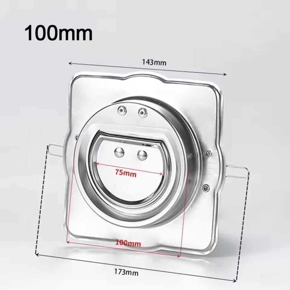 Fireproof Range Hood Pipe Check Valve  Kitchen Fresh Air Ventilation System