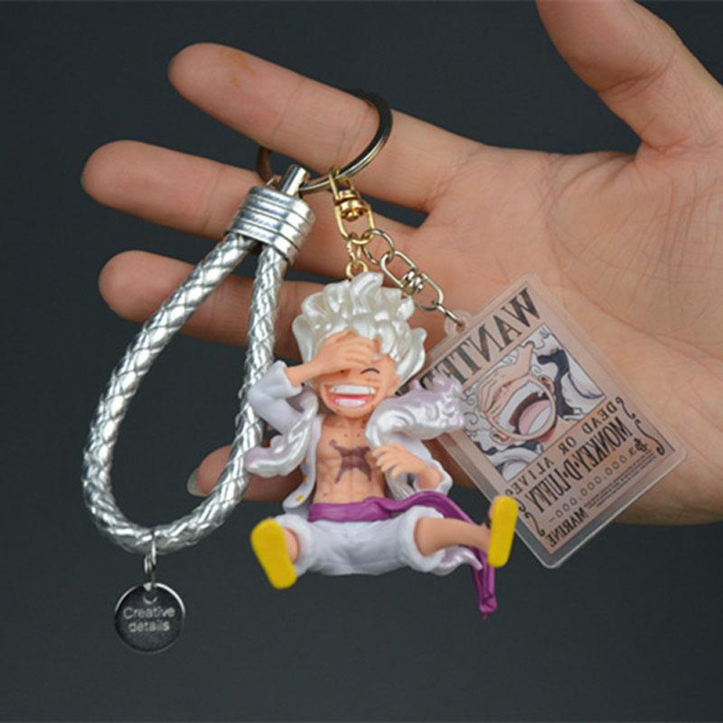 

Anime One Piece Gear 5 Luffy Figure Pendant Keychain Doll Pendant Toy Ornament Gift