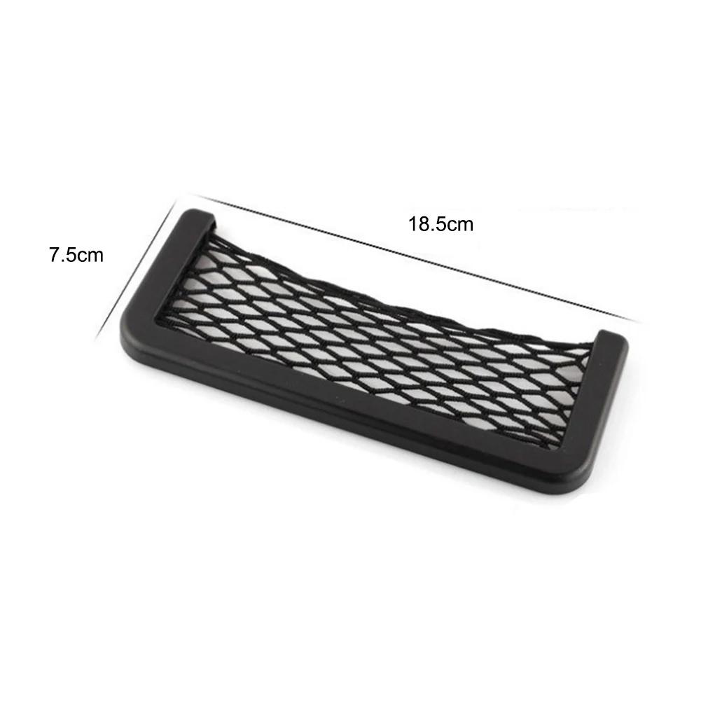 Car Mesh Net Bag Elastic Net Cargo Mesh Net Caravan Bus Vehicle Seat Back Organizer Bus Seat Back Mount Organizer For Camper SUV