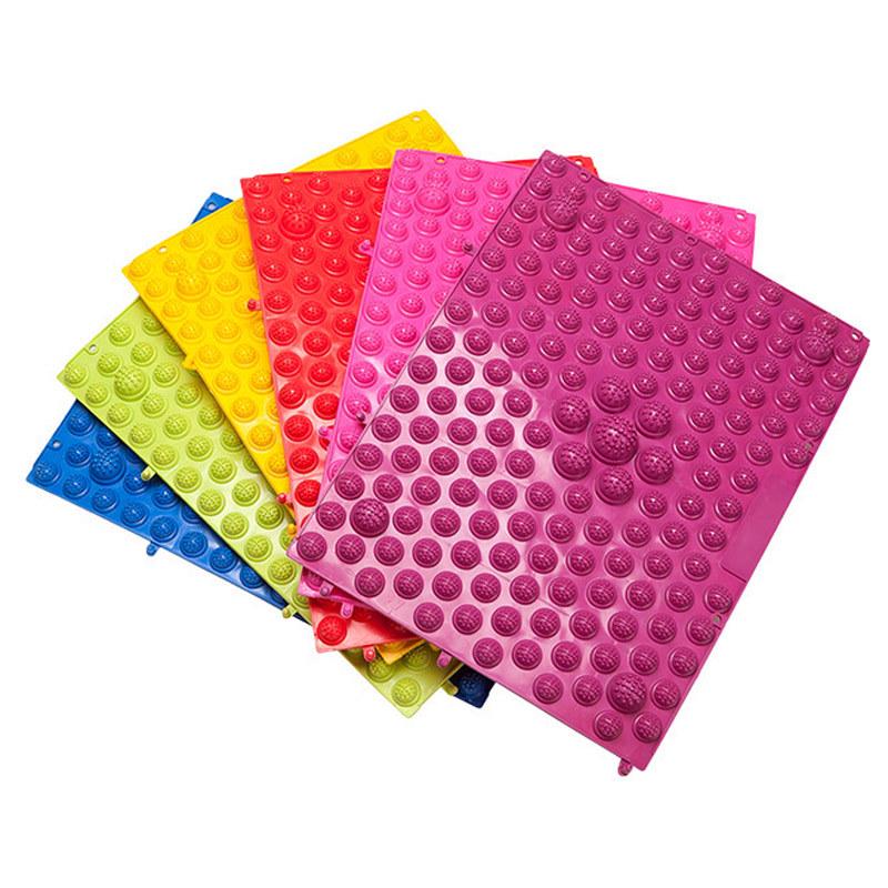 Extra Large Acupressure Foot Massage Mat: Pain Relief Toe Press Bamboo Shoots Design