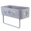 Bathroom Tools Wall Shelf Shower Storage Rack Bathroom Towel Holder Bathroom Accessories Shelves for Shampoo Holder Organizer LS
