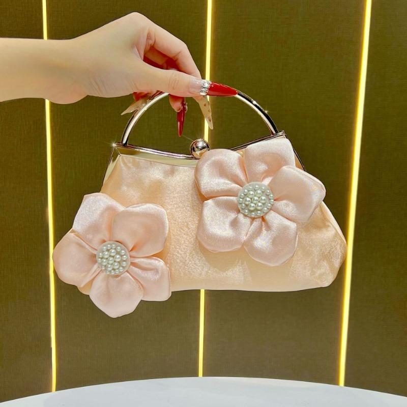 Modische Blumenbankett-Handtasche, Abendkleidtasche, Kettenhandtasche, Umhängetasche