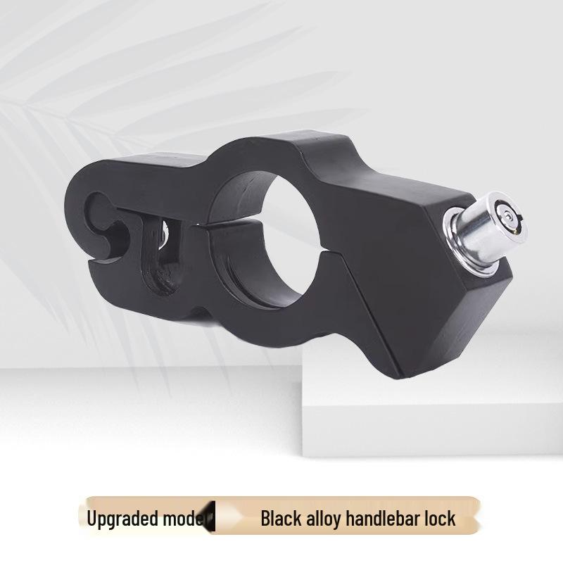 Anti-Theft Motorcycle Brake & Throttle Lock with Alarm