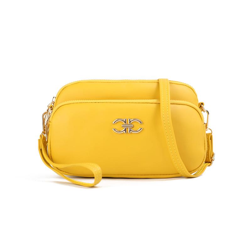 Guangzhou women's bag fashion mini shoulder bag large capacity solid color niche simple women's small bag
