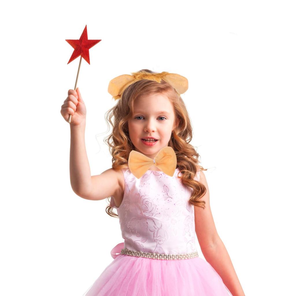 CALLARON Lion Cosplay 3-Piece Set for Kids, Animal Costume with Headband, Bow Tie, Tail, and Ears, Perfect for Halloween, School Plays, Performances,