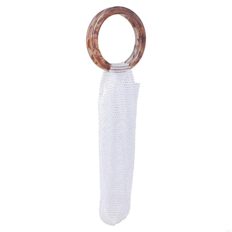 Diamond Embellished Wine Tote Water Bottle Holder Convenient Insulation Cup Bag X3UC