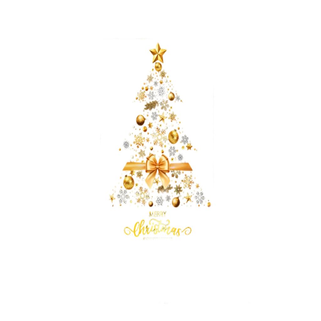 1 PC Christmas Wall Stickers, Static Adsorption, Window Glass Decoration, Christmas Stickers