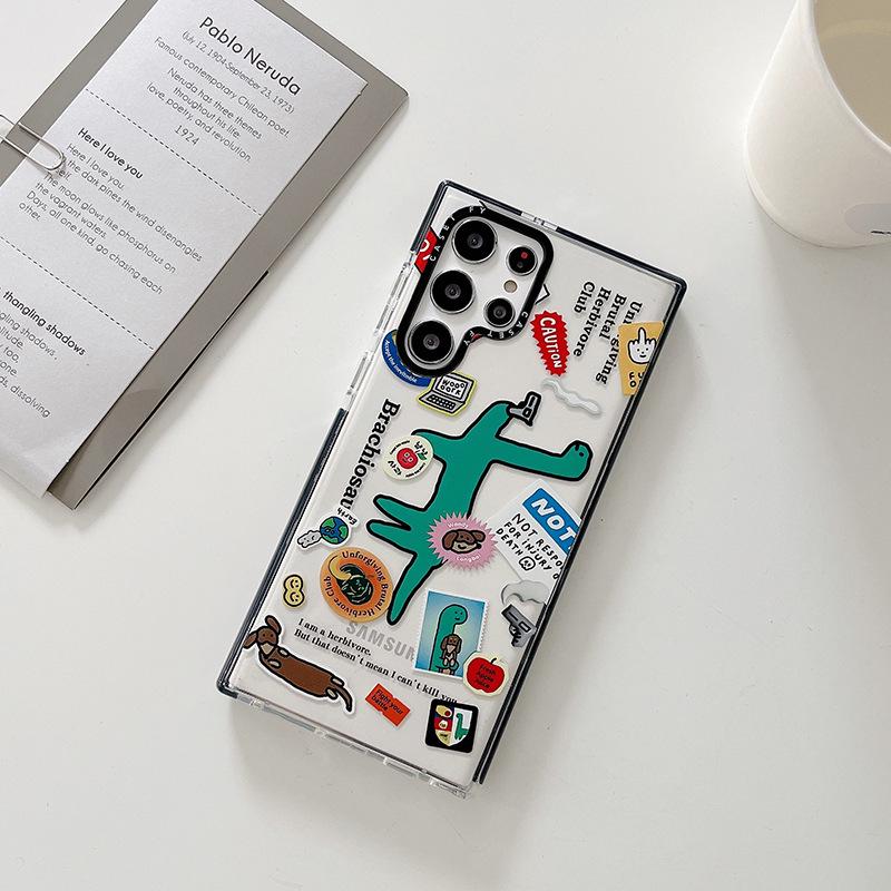 

Модный чехол с динозавром для Samsung Galaxy S24 Ultra/S22 Plus/S21+/S23 Galaxy S24 Ultra