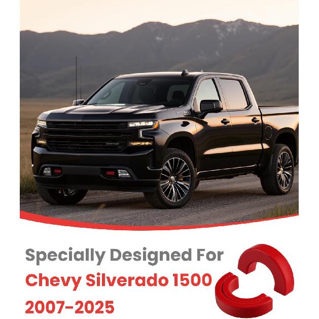 Tow Hook Covers Fit For Chevy Silverado 1500 2007-2025, Hitch Cover Front Car Tow Hooks Personalized Front Accessories With Enhanced Protection And