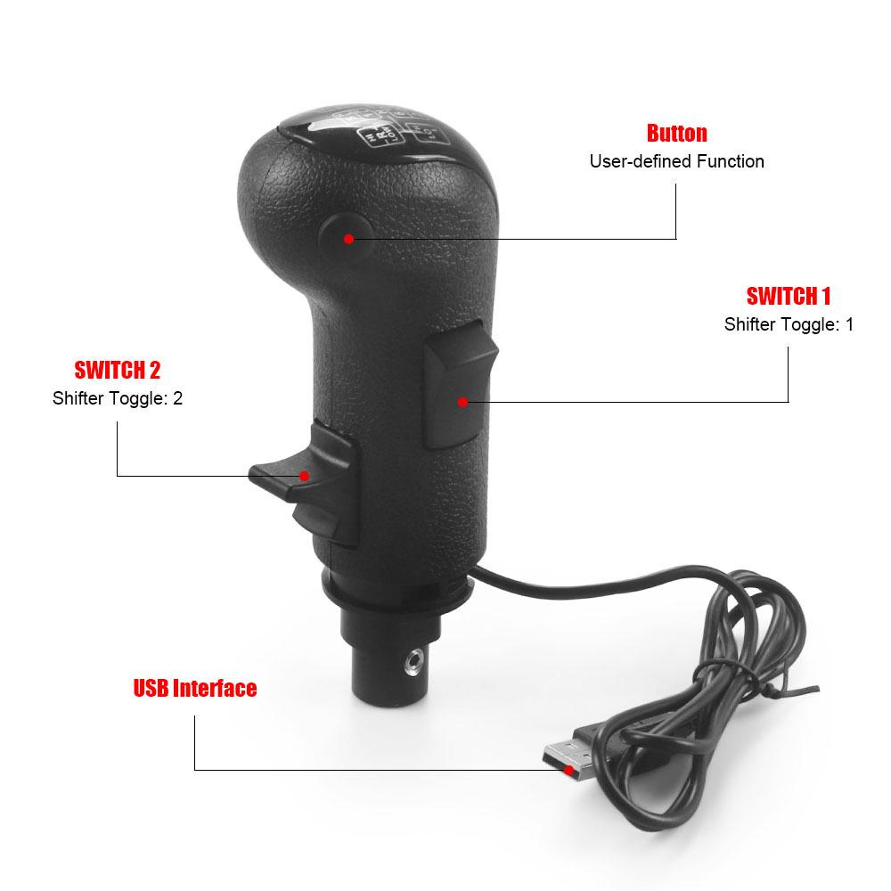 Gear Shift Knob for ATS & ETS2: Compatible with Logitech G25/G27/G29 Truck Simulators