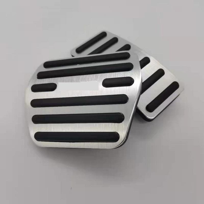 Aluminum Car AT Foot Pedal Accelerator Fuel Brake Pedal Cover Pad For Nissan Maxima A36 2016 2017 2018 Accessories