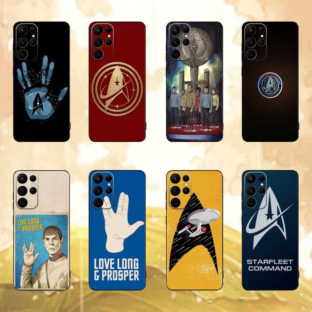 Classic S-Star T-Trek S-Ships phone Case For Samsung S25,24,21,22,23,30,Ultra,20,Plus,Fe,Lite,Note Soft Black Cover