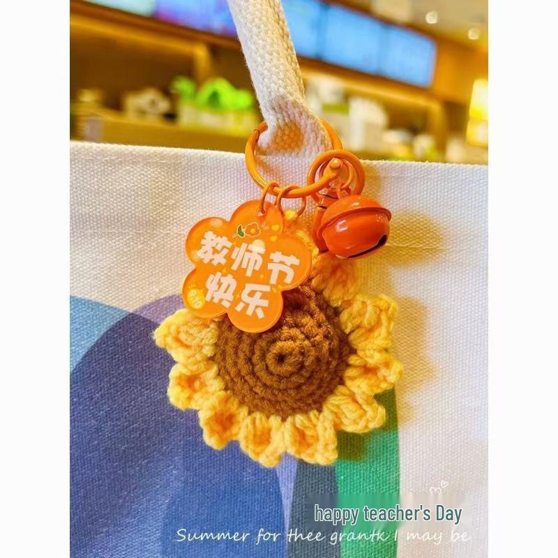 Teacher s Day Persimmon Ruyi Keychain Pendant - Thoughtful Gift for Female Teachers