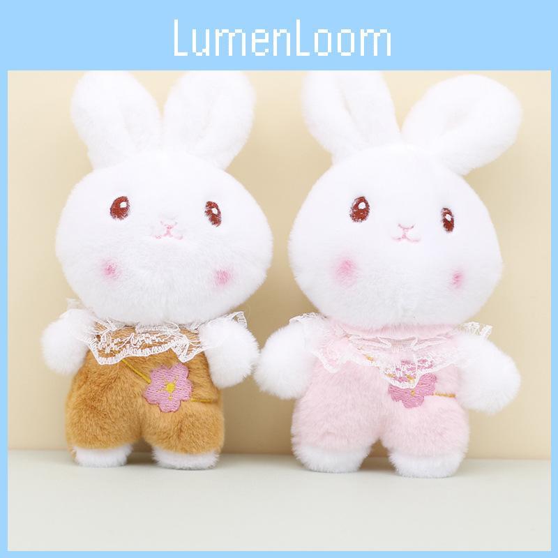 Adorable Plush Bunny Keychain Stuffed Toy 4 Inch Wedding Toss Doll Wholesale