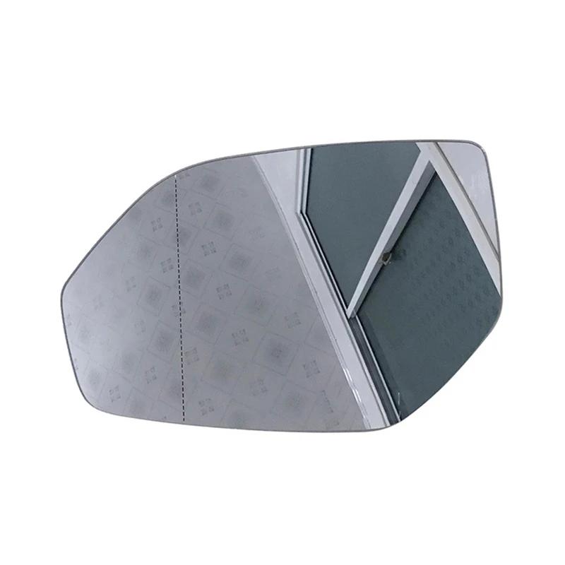 For VW Teramont 2017 2018  Auto Left Right Heated Blind Spot Warning Rear Mirror Glass Frame Mirror Cover Turn Signal Light Heated Glass Left