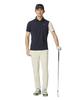 TaylorMade Diagonal Block S/S Polo Shirt, White, Size M, Men's, 2025SS UN618