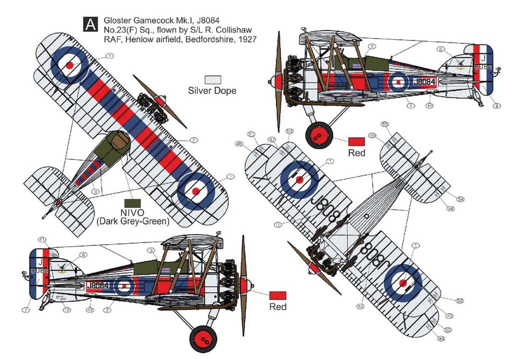 Czech Master Resin Brytyjski Gloucester Gamecock Zestaw Żywiczny (CMR) 1/72 Mk.I CMR72-243 (Samolot)
